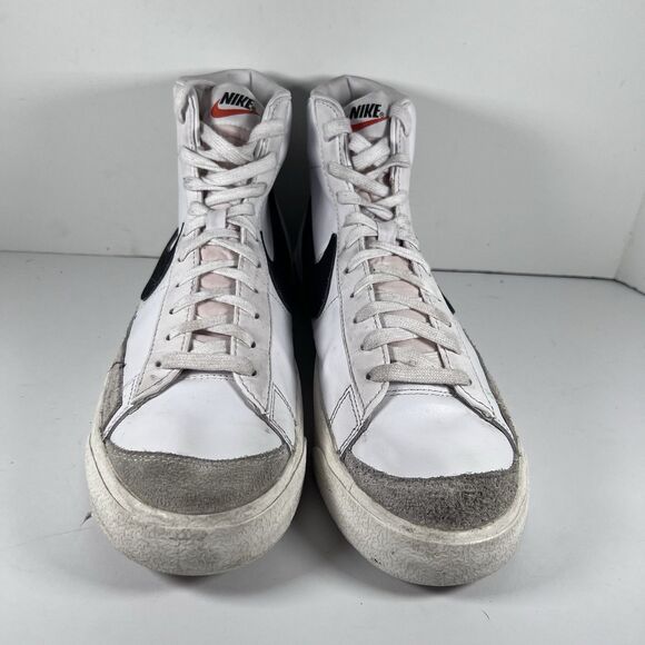 Nike Blazer Mid '77 Vintage White Black Shoes Sneakers 2021 Men's 11 - Picture 2 of 8